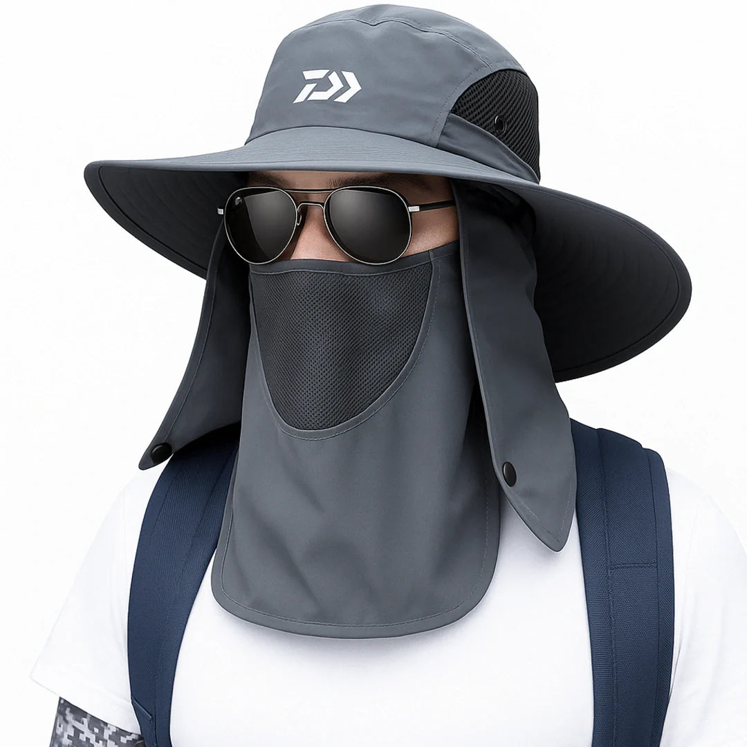 Chapéu de Pesca DAIWA 3 em 1 com Proteção UV50+