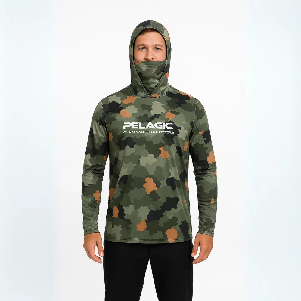 Camisa Manga Longa PELAGIC UV50+ Camuflada