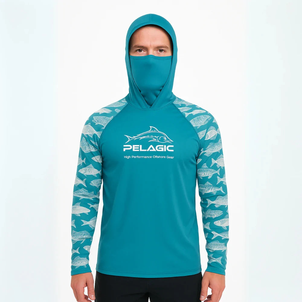 Camisa Manga Longa PELAGIC UV50+ Estampada