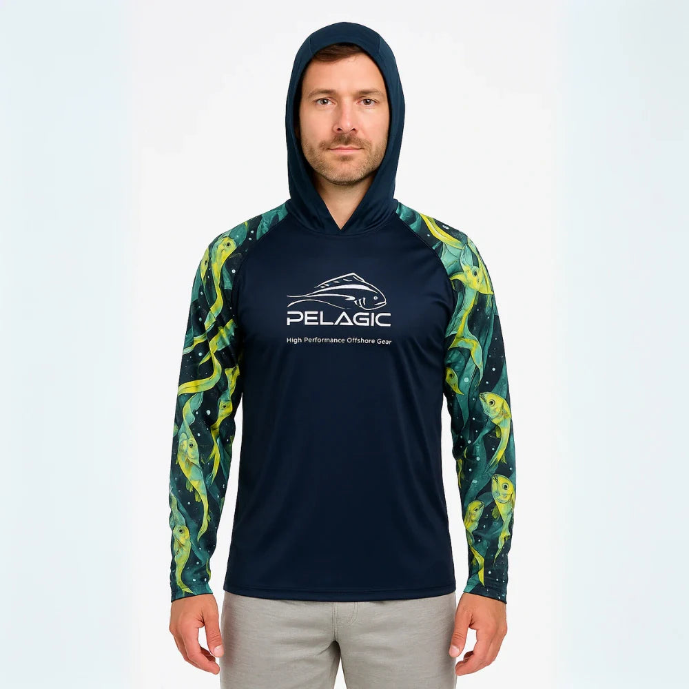 Camisa Manga Longa PELAGIC UV50+ Estampada
