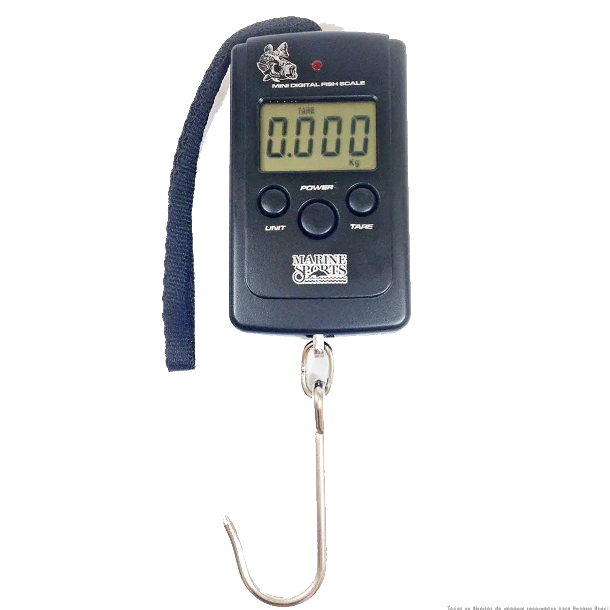 Balança Digital Marine Sports Mini MS-DS03D Fish Scale 40Kg 88Lbs e Termometro