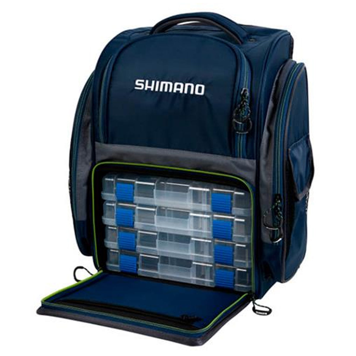 Mochila Shimano Pesca Back Pack XL com 4 Estojos LUGB15