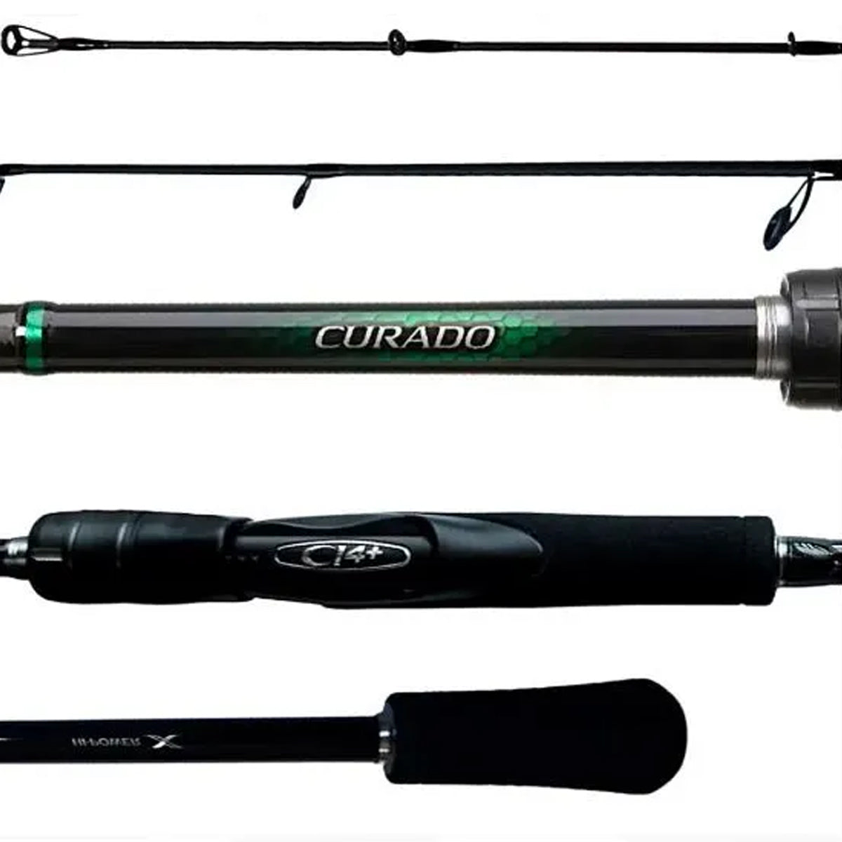 Vara de Pesca Shimano Curado Série Brasil 1,83m 14-40lb Inteiriça CDS60HSAA Para Molinete